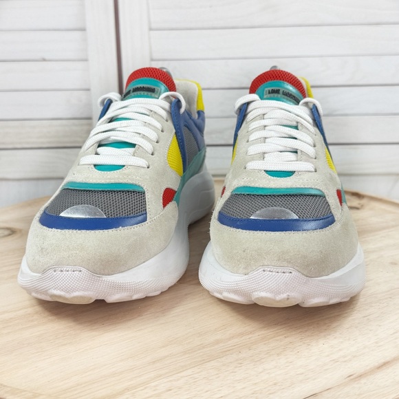Love Moschino Scarpad Running 60 Sneakers Primary Multicolor Size 40 US 10 - Picture 2 of 11